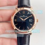 Swiss Jaeger-LeCoultre Master Q1548420 Watch Black Dial Rose Gold 39mm